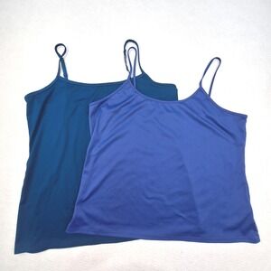 New York & Co Apt 9 Cami Womens XL Blue Bundle 2pk Layering Basics Tank Tops